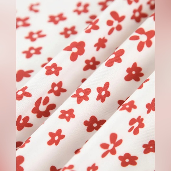 Strappy Floral Print Crisscross Flowy Long Sundress commense M CI2 - Picture 9 of 11